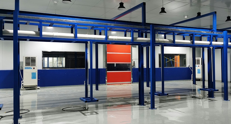食品廠車間整體制冷降溫，應(yīng)用蒸發(fā)冷省電空調(diào)-立式軸流柜機