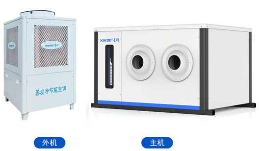 蒸發(fā)冷省電空調-臥式射流機組