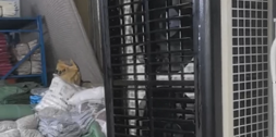 制衣廠整體降溫，應(yīng)用蒸發(fā)冷省電空調(diào)-立式軸流雙風(fēng)口